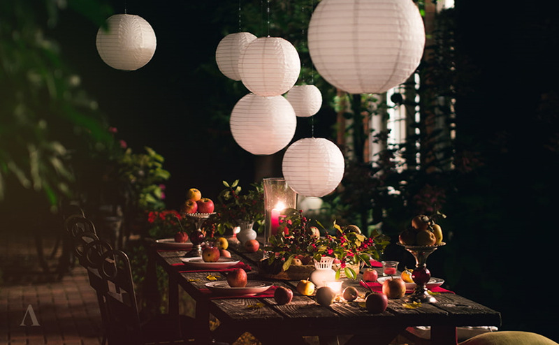 Factory Wholesale Chinese Lantern Spring Festival Mid-Autumn Festival Decorative round Color Folding DIY Celebration Ceremony Products Led Chinese Lantern
