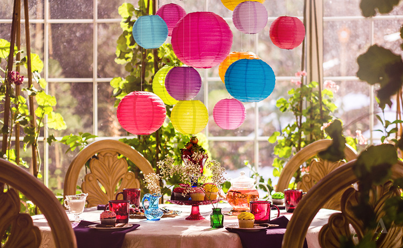 Factory Wholesale Chinese Lantern Spring Festival Mid-Autumn Festival Decorative round Color Folding DIY Celebration Ceremony Products Led Chinese Lantern