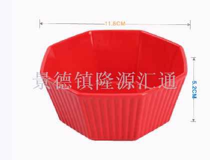 Ceramic glaze baking tray handle tray fruit tray octagonal baking tray gift tray salad tray fruit tray
