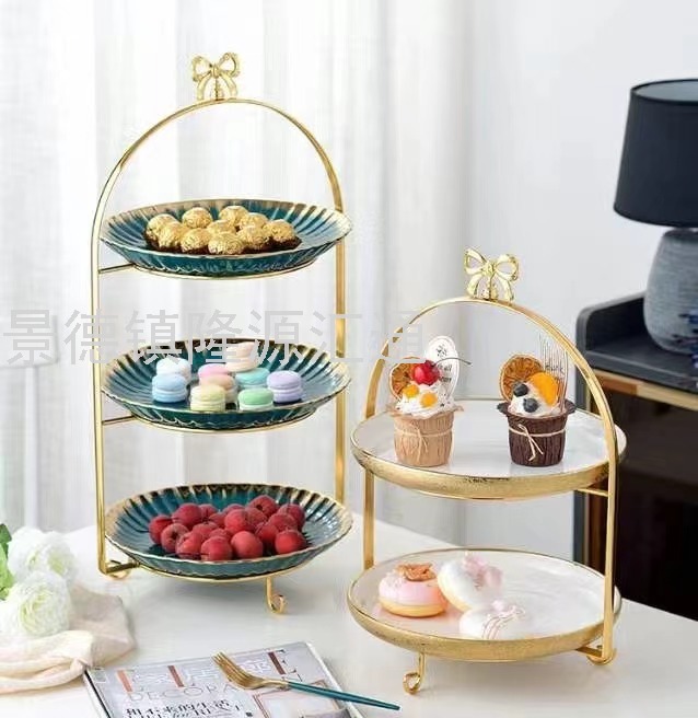 European-Style Ceramic Nut Plate Divided Fruit Plate Petals Dried Fruit Tray Living Room Restaurant Ideas Cake Plate