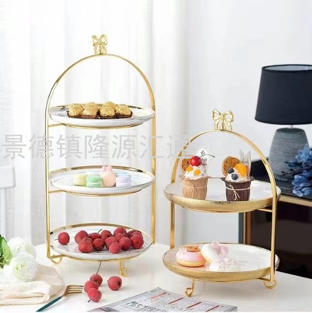 European-Style Ceramic Nut Plate Divided Fruit Plate Petals Dried Fruit Tray Living Room Restaurant Ideas Cake Plate