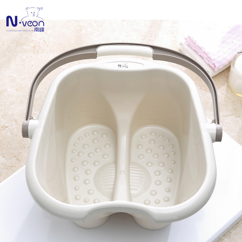 N-Veon Household Bathroom Plastic Foot Bathtub Pp Material Portable Foot Bath Barrel Simple Foot Bath Barrel NFT-369