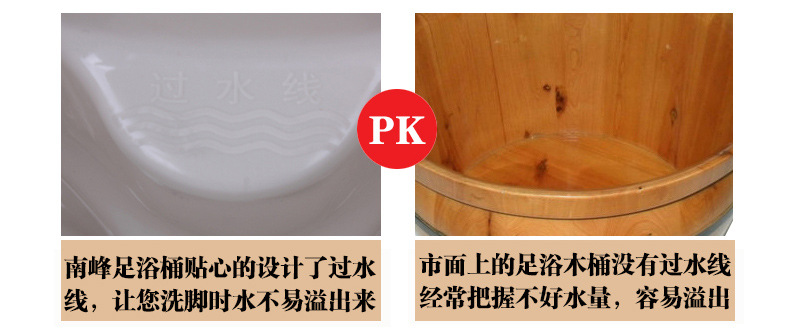 N-Veon Household Bathroom Plastic Foot Bathtub Pp Material Portable Foot Bath Barrel Simple Foot Bath Barrel NFT-369