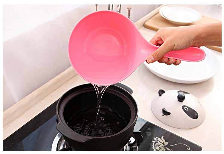 Baby Bath Bailer Plastic Bailer Children's Water Spoon Bailer Head Washing Cup Plastic Water Ladle Long Handle Water Ladle Bailer Bathtub Bailer