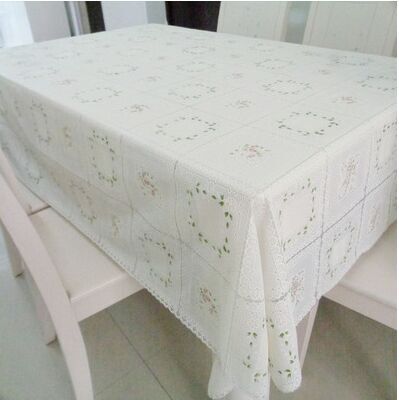 PVC lace table mat // tablecloth /tea tablecloth /heat resistant, washable, as well as oily proof/printed tablecloth