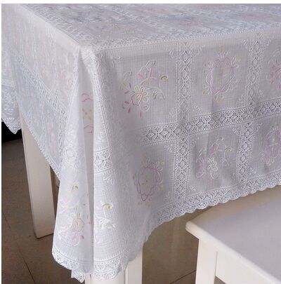 PVC lace table mat // tablecloth /tea tablecloth /heat resistant, washable, as well as oily proof/printed tablecloth