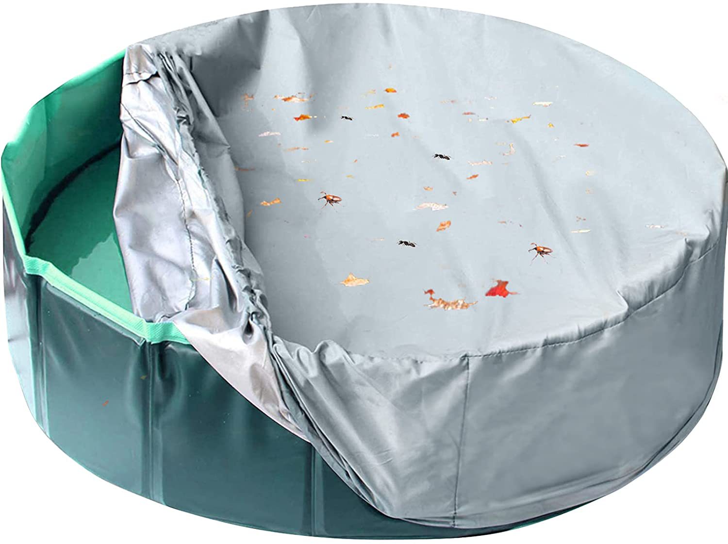 Outdoor Swimming Pool Cover round Bathtub Cover Foldable Children's Pet Dust Cover Waterproof Swimming Pool Cover Outdoor Swimming Pool Cover round Bathtub Cover Foldable Children's Pet Dust Cover Waterproof Swimming Pool Cover