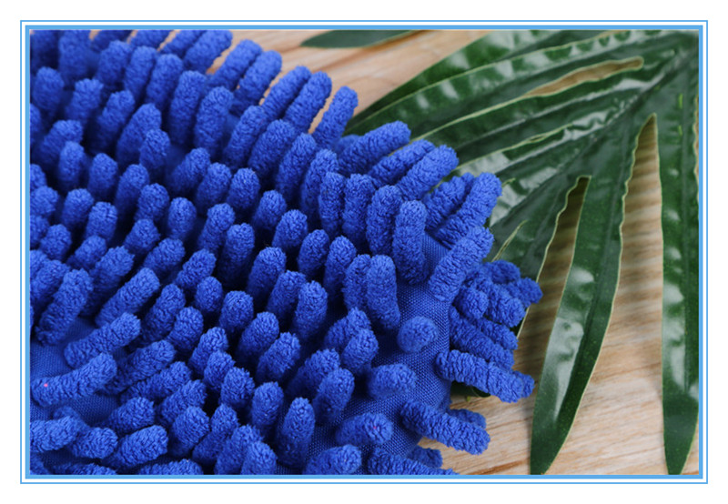 Microfiber car gloves double-sided chenille gloves cleaning towel and baige cloth cleaning cloth tablecloth