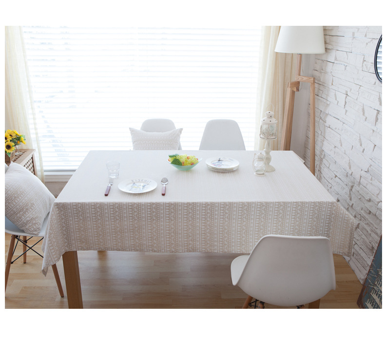 Fawn Japanese cotton linen small fresh tablecloth tablecloth Fawn Japanese cotton linen small fresh tablecloth tablecloth