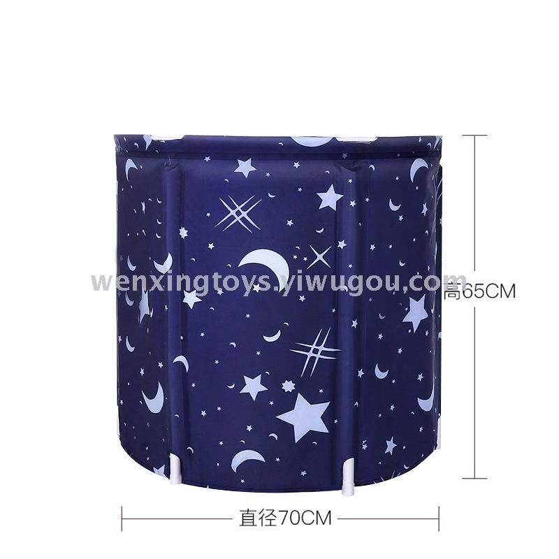 Web celebrity bubble tub adult foldable bath tub household bathtub tub large thickening sweat steam