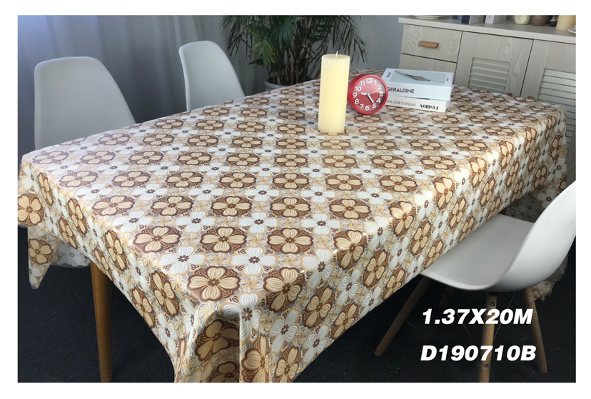 Fashion PVC Foam Lace Flower Tablecloth Cold-Proof and Heat-Proof Rectangular Tablecloth Tablecloth