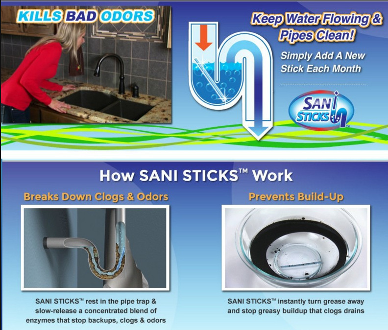 Bathtub Downcomer Cleaning Rod Cleaning Supplies as Seen on TV Sani Sticks Pipe Decontamination Stick Bathtub Downcomer Cleaning Rod Cleaning Supplies as Seen on TV Sani Sticks Pipe Decontamination Stick