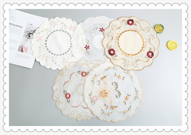 European Placemat Hotel for Restaurant and Home Use Circular Large round Table Dining Table Cloth Tablecloth Wallpaper European Placemat Hotel for Restaurant and Home Use Circular Large round Table Dining Table Cloth Tablecloth Wallpaper
