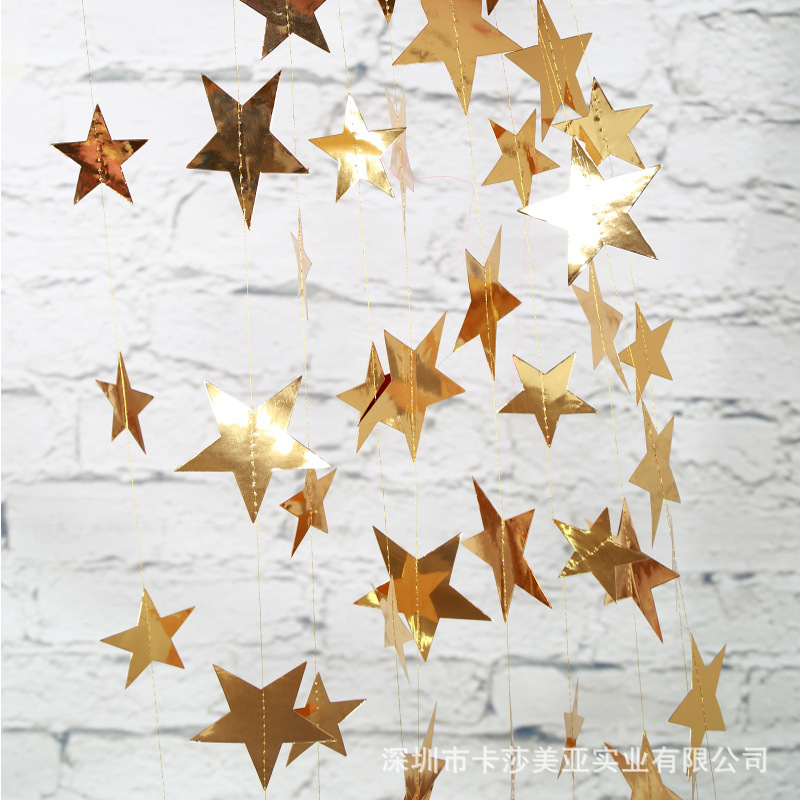and Silver XINGX Mirror Flag Birthday Party Ornaments Hanging Ornaments Mall and Shop Showcase Latte Art Layout Whole