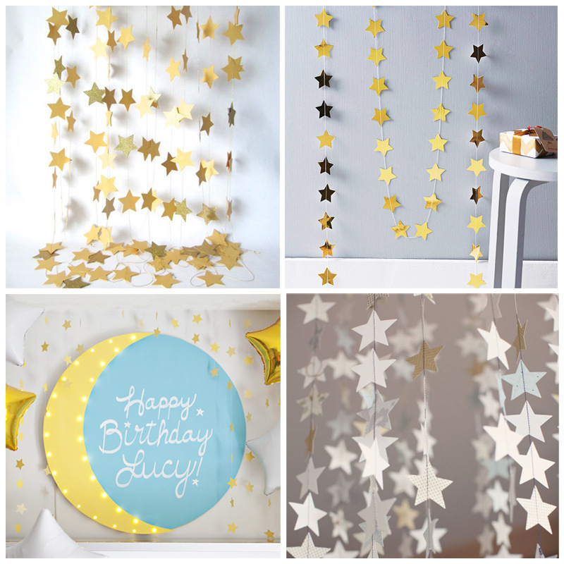 and Silver XINGX Mirror Flag Birthday Party Ornaments Hanging Ornaments Mall and Shop Showcase Latte Art Layout Whole