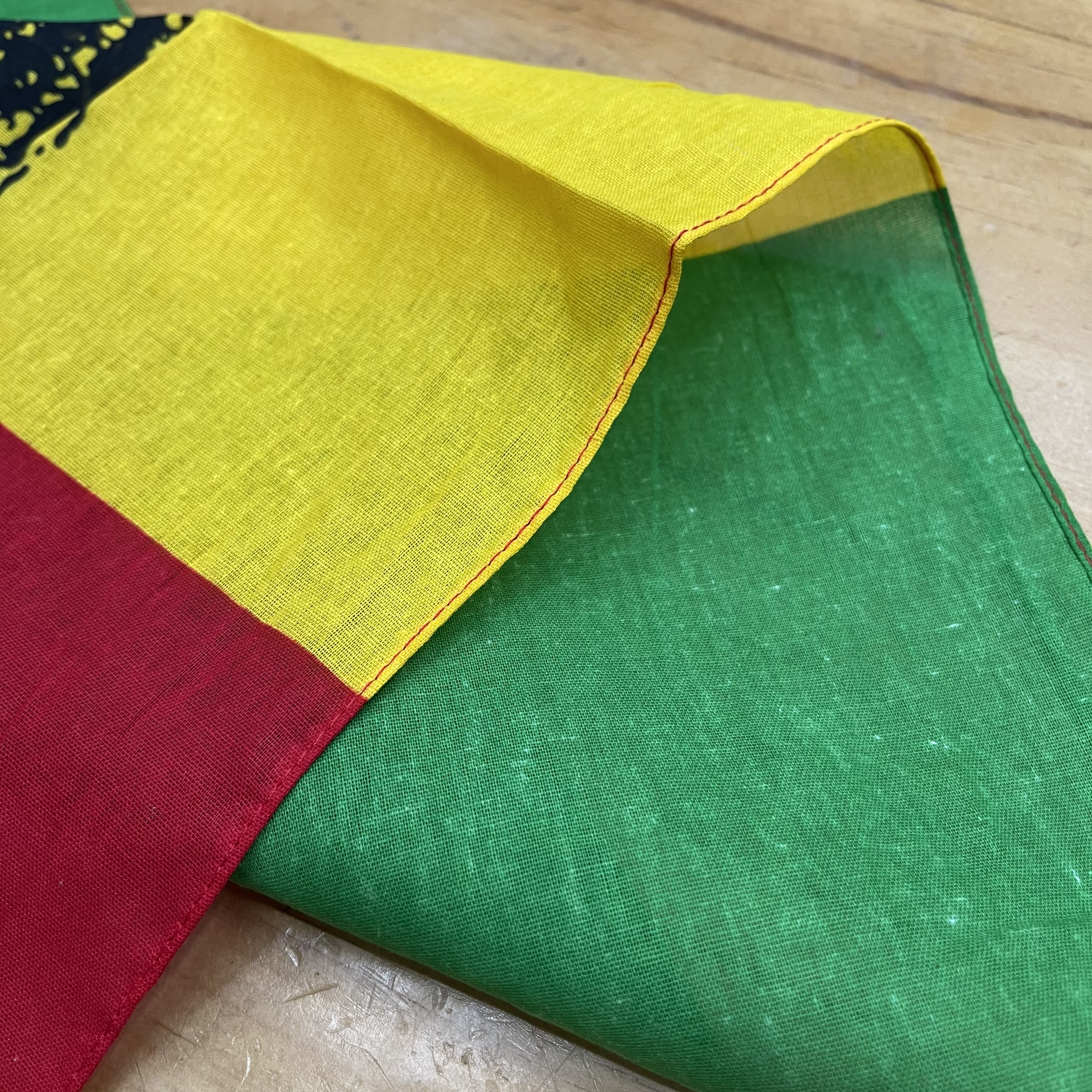 Cotton Bob Marley Flag Square Scarf Cotton Hiphop Headscarf Cycling Handkerchief Washcloth