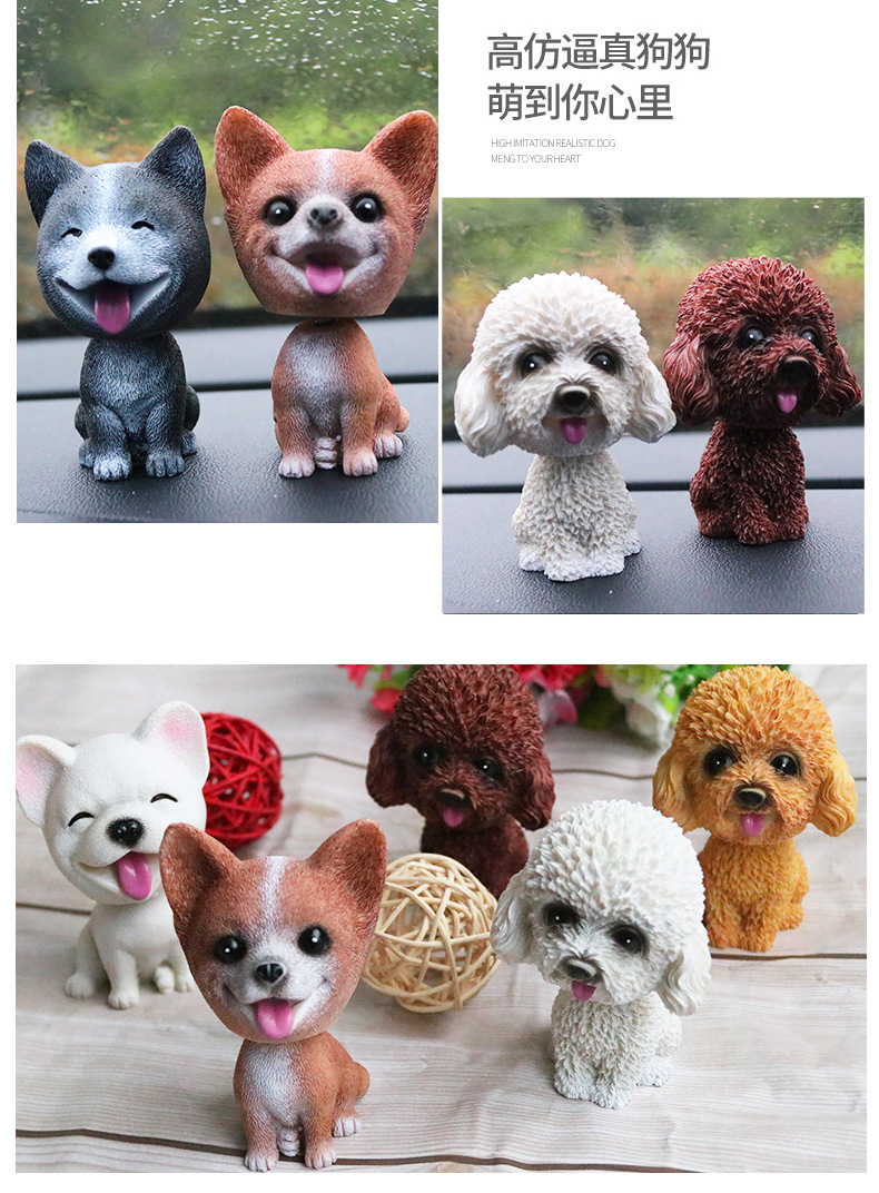 Shake head to simulate a dog car to set up a fortune car to shake a dog. Shake head to simulate a dog car to set up a fortune car to shake a dog.