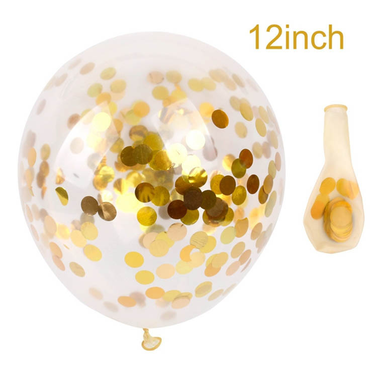 Cross-Border 5 Sequin Balloons + Gilding Birthday Flag String Suit Happy Birthday Birthday Letter Bunting