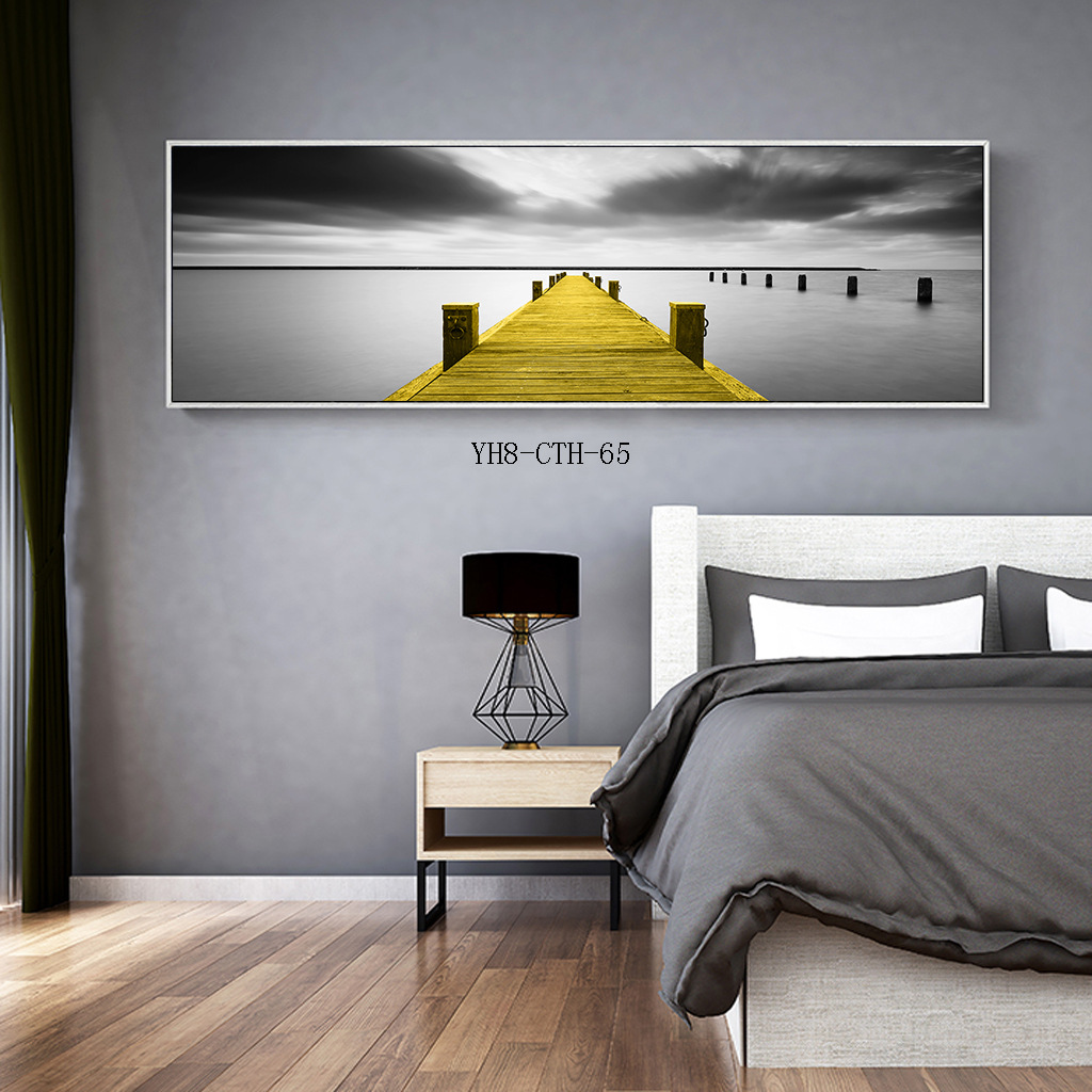 Modern Minimalist Living Room Wall Slightly Luxury Painting Horizontal Office Bedroom Decorative Painting Fortune Deer Sofa Background Painting
