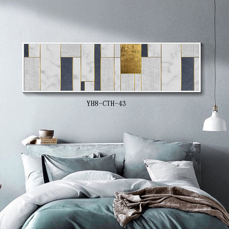 Modern Minimalist Living Room Wall Slightly Luxury Painting Horizontal Office Bedroom Decorative Painting Fortune Deer Sofa Background Painting