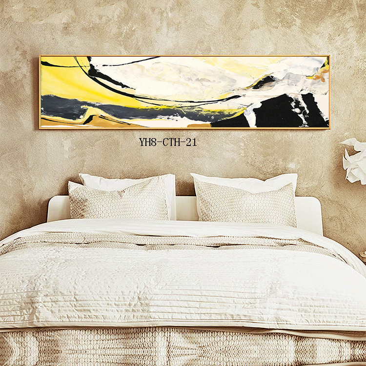 Modern Minimalist Living Room Wall Slightly Luxury Painting Horizontal Office Bedroom Decorative Painting Fortune Deer Sofa Background Painting