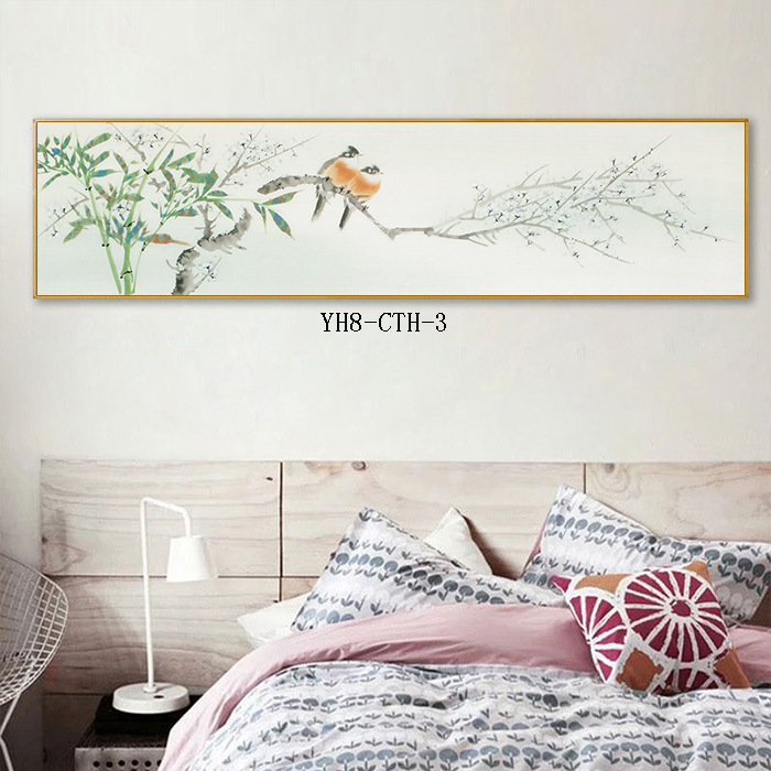 Modern Minimalist Living Room Wall Slightly Luxury Painting Horizontal Office Bedroom Decorative Painting Fortune Deer Sofa Background Painting