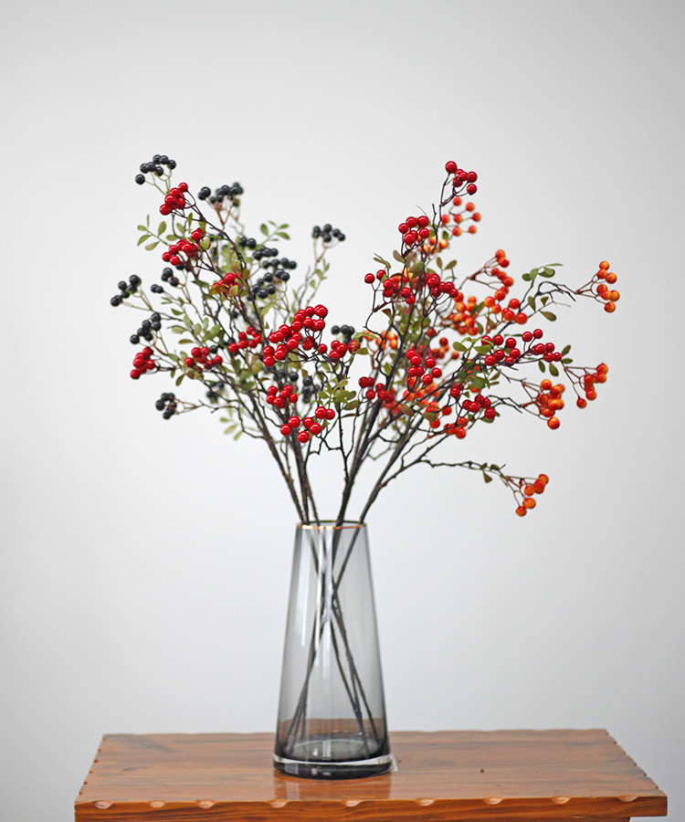 American Flower Arrangement Foam Fruit Fortune Fruit Home Decoration Christmas Chinese Hawthorn Festive Berry American Flower Arrangement Foam Fruit Fortune Fruit Home Decoration Christmas Chinese Hawthorn Festive Berry