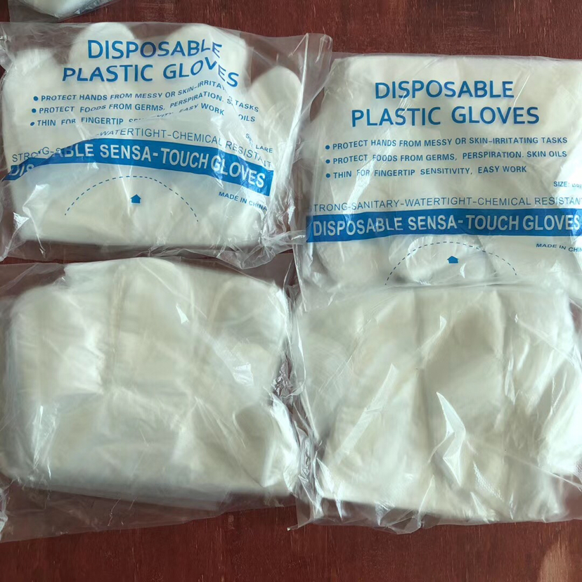 Disposable Gloves Wholesale Film PE Gloves 100 PCs Plastic Gloves Boxed Independent Pouch Disposable Gloves Wholesale Film PE Gloves 100 PCs Plastic Gloves Boxed Independent Pouch