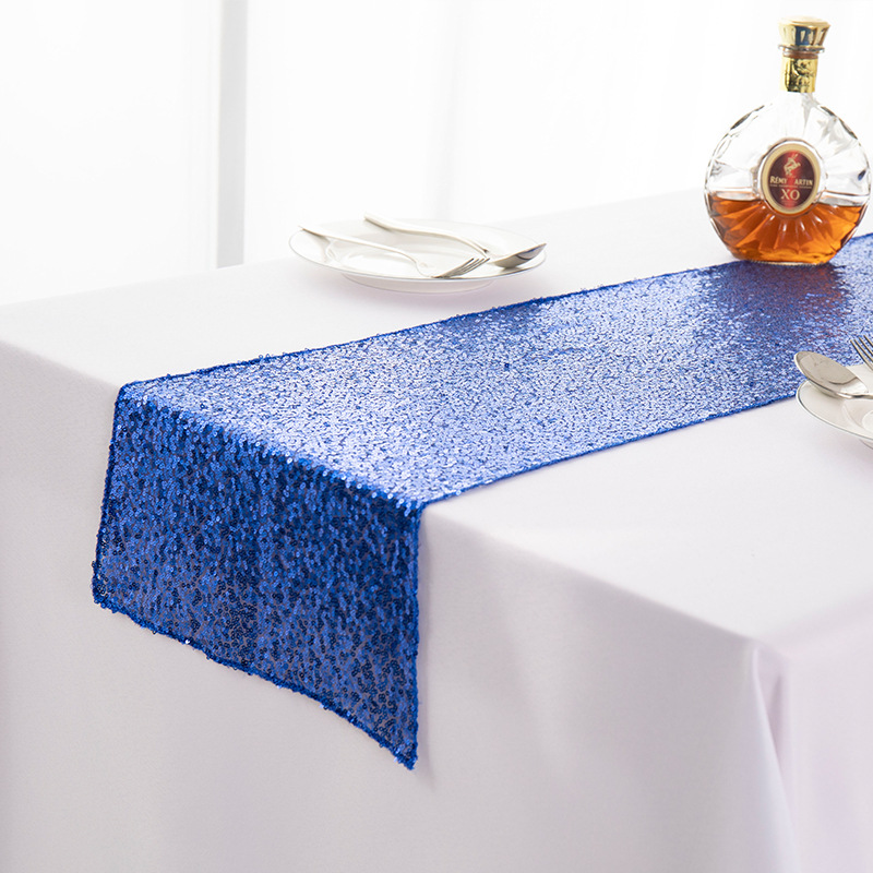 Batch of New 3 Full Version Sequined Embroidered Table Flag Starry Table Flag Mediterranean Sequin Table Flag
