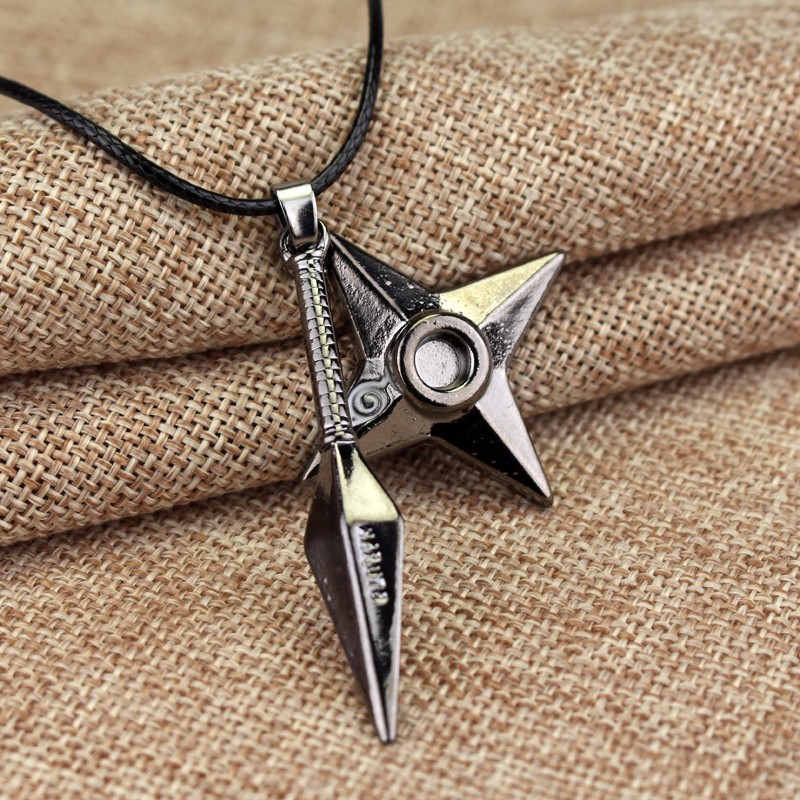 Anime Naruto Xiao Organization Red Cloud Checkmark Flag Wood Kakashi Hatake Kakashi Sharingan Necklace