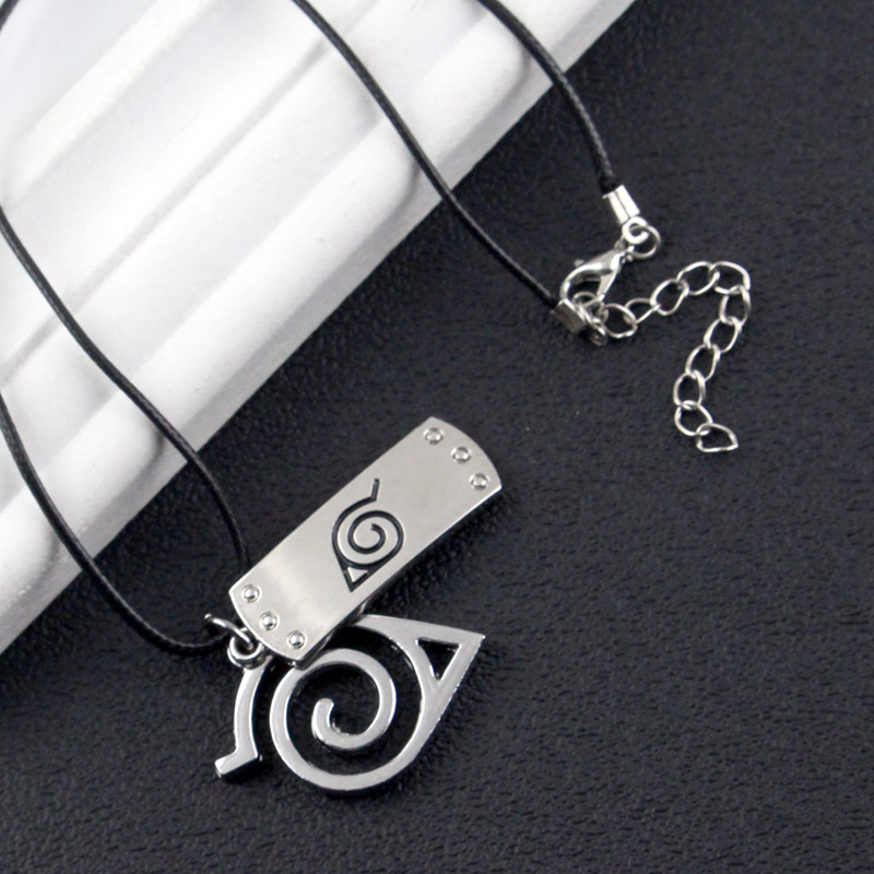Anime Naruto Xiao Organization Red Cloud Checkmark Flag Wood Kakashi Hatake Kakashi Sharingan Necklace