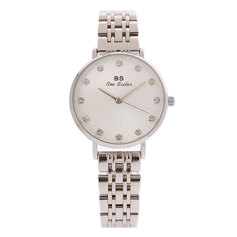 BS New Arrival Hot Sale Watch Factory Direct Sales Foreign Trade Linked List Customization Women&#039;s Watch Full of Diamonds One Piece Dropshipping Fa1613