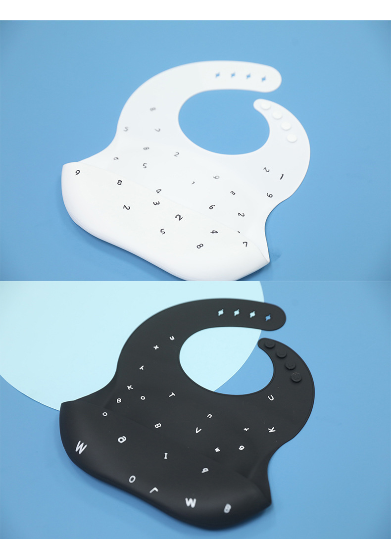 Baby's Silicone Bib Waterproof Meal Bib Saliva Towel Newborn Customized Baby Children's Bib Disposable Supplies Baby's Silicone Bib Waterproof Meal Bib Saliva Towel Newborn Customized Baby Children's Bib Disposable Supplies