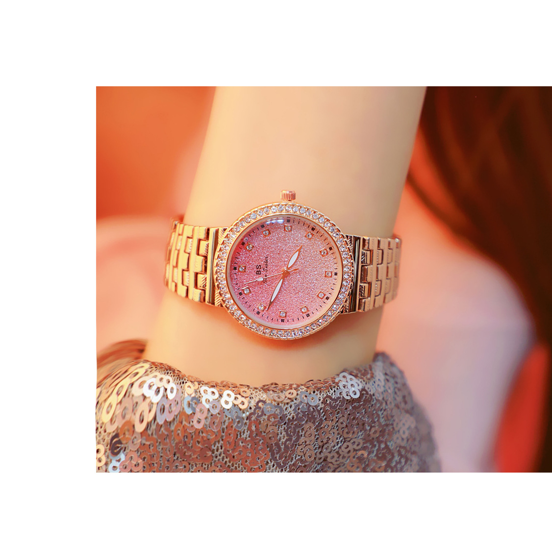BS New Arrival Hot Sale Watch Factory Direct Sales Foreign Trade Linked List Customization Women's Watch Full of Diamonds One Piece Dropshipping Fa1551 BS New Arrival Hot Sale Watch Factory Direct Sales Foreign Trade Linked List Customization Women's Watch Full of Diamonds One Piece Dropshipping Fa1551