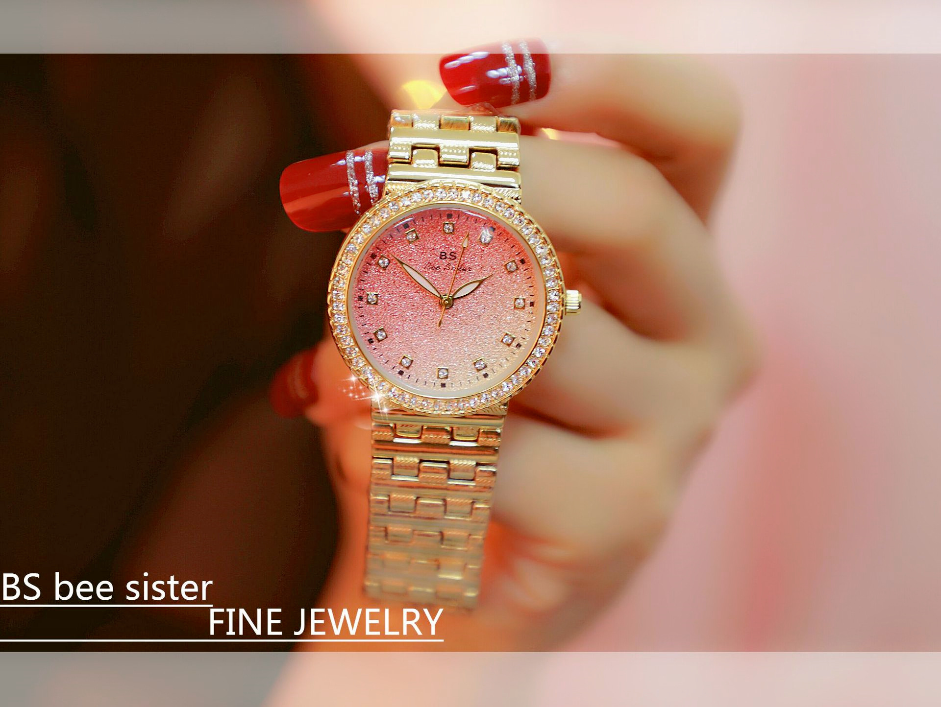 BS New Arrival Hot Sale Watch Factory Direct Sales Foreign Trade Linked List Customization Women's Watch Full of Diamonds One Piece Dropshipping Fa1551 BS New Arrival Hot Sale Watch Factory Direct Sales Foreign Trade Linked List Customization Women's Watch Full of Diamonds One Piece Dropshipping Fa1551