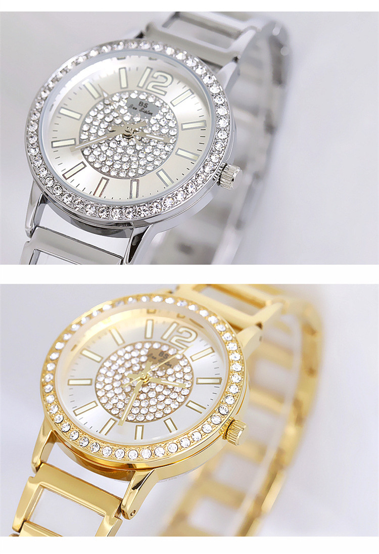 BS New Arrival Hot Sale Watch Factory Direct Sales Foreign Trade Linked List Customized Women's Watch Full of Diamonds New Hot Sale Fa1553 BS New Arrival Hot Sale Watch Factory Direct Sales Foreign Trade Linked List Customized Women's Watch Full of Diamonds New Hot Sale Fa1553