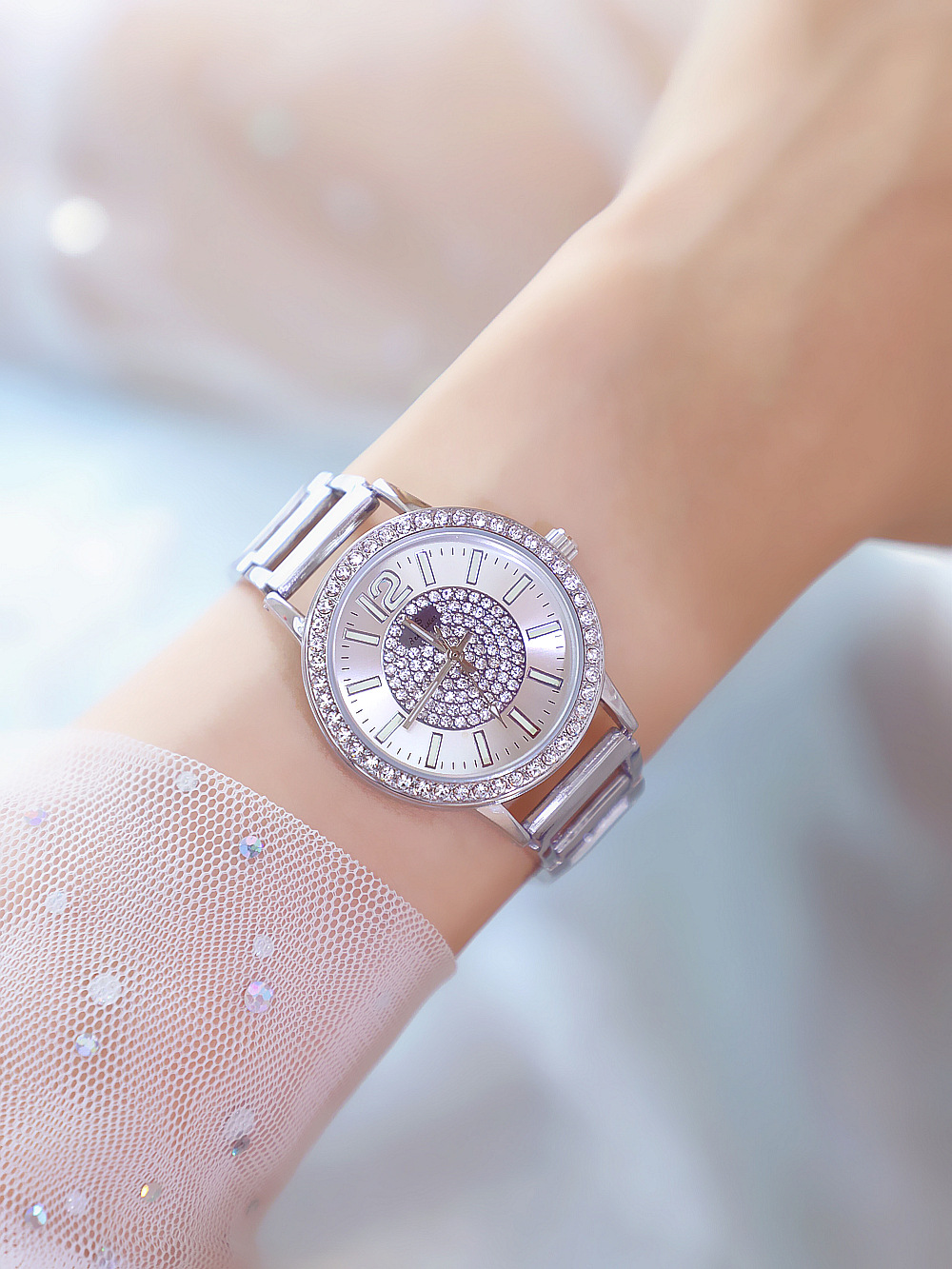 BS New Arrival Hot Sale Watch Factory Direct Sales Foreign Trade Linked List Customized Women's Watch Full of Diamonds New Hot Sale Fa1553 BS New Arrival Hot Sale Watch Factory Direct Sales Foreign Trade Linked List Customized Women's Watch Full of Diamonds New Hot Sale Fa1553
