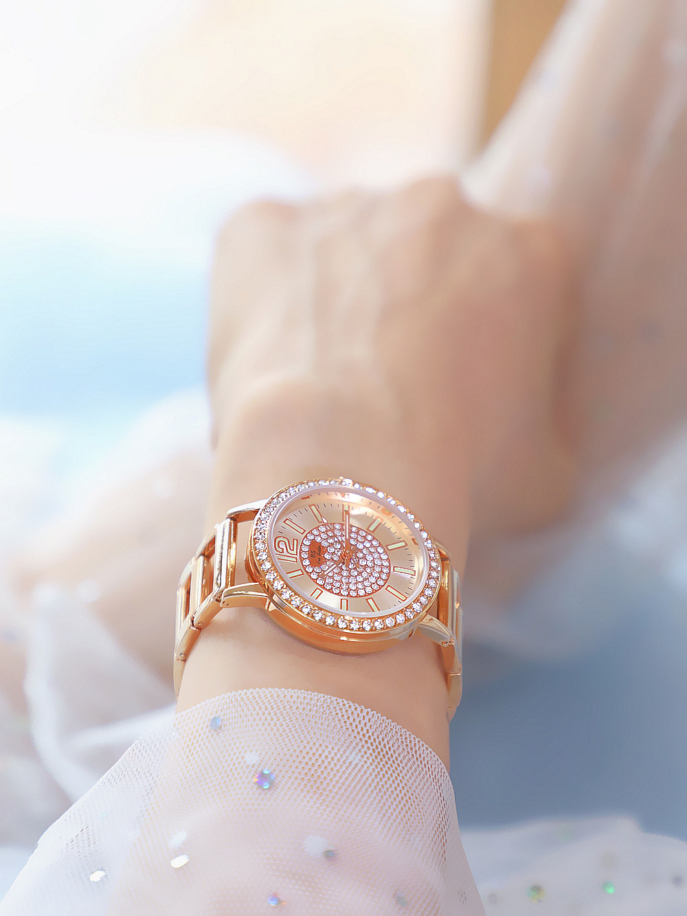 BS New Arrival Hot Sale Watch Factory Direct Sales Foreign Trade Linked List Customized Women's Watch Full of Diamonds New Hot Sale Fa1553 BS New Arrival Hot Sale Watch Factory Direct Sales Foreign Trade Linked List Customized Women's Watch Full of Diamonds New Hot Sale Fa1553