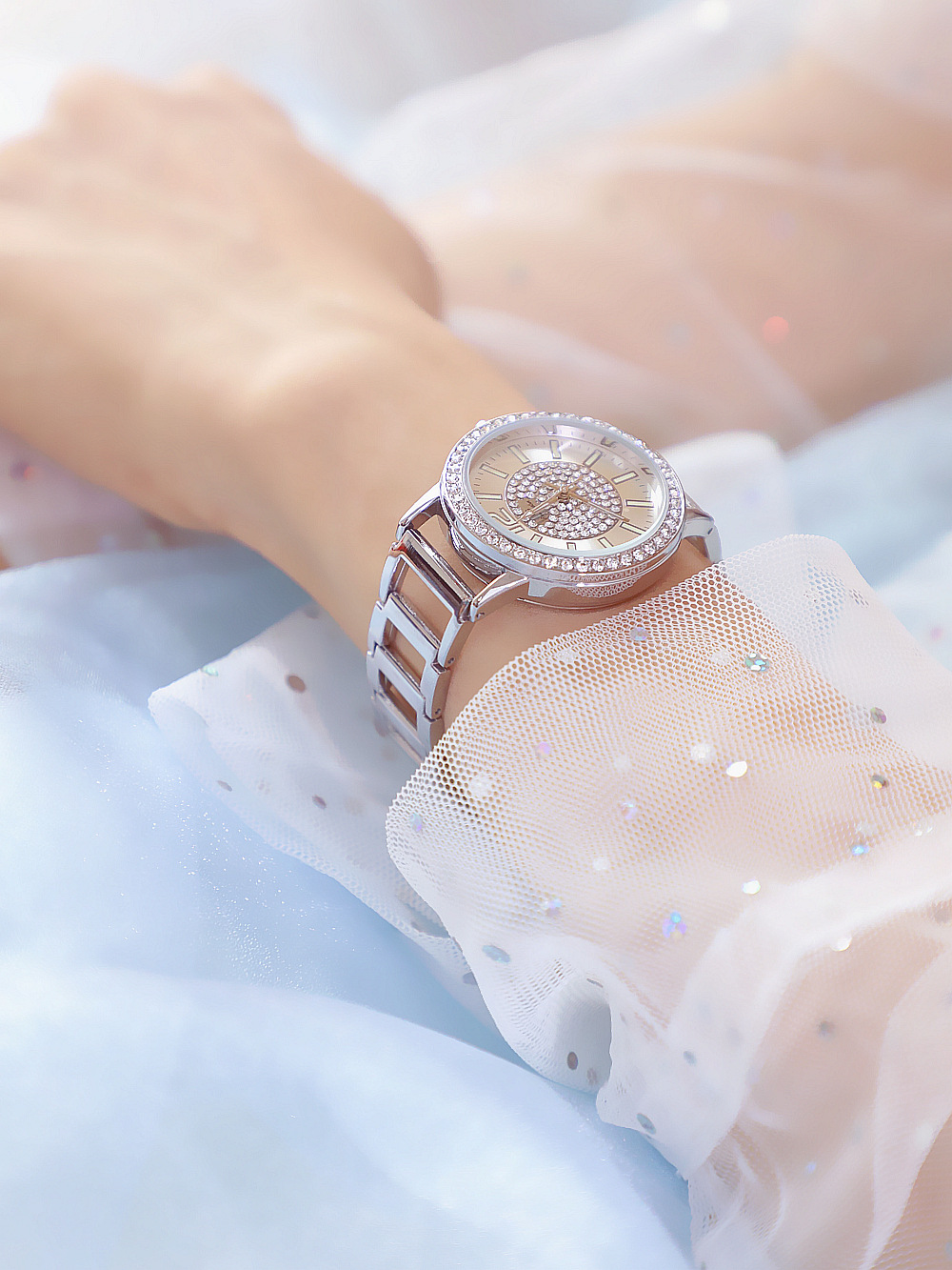 BS New Arrival Hot Sale Watch Factory Direct Sales Foreign Trade Linked List Customized Women's Watch Full of Diamonds New Hot Sale Fa1553 BS New Arrival Hot Sale Watch Factory Direct Sales Foreign Trade Linked List Customized Women's Watch Full of Diamonds New Hot Sale Fa1553