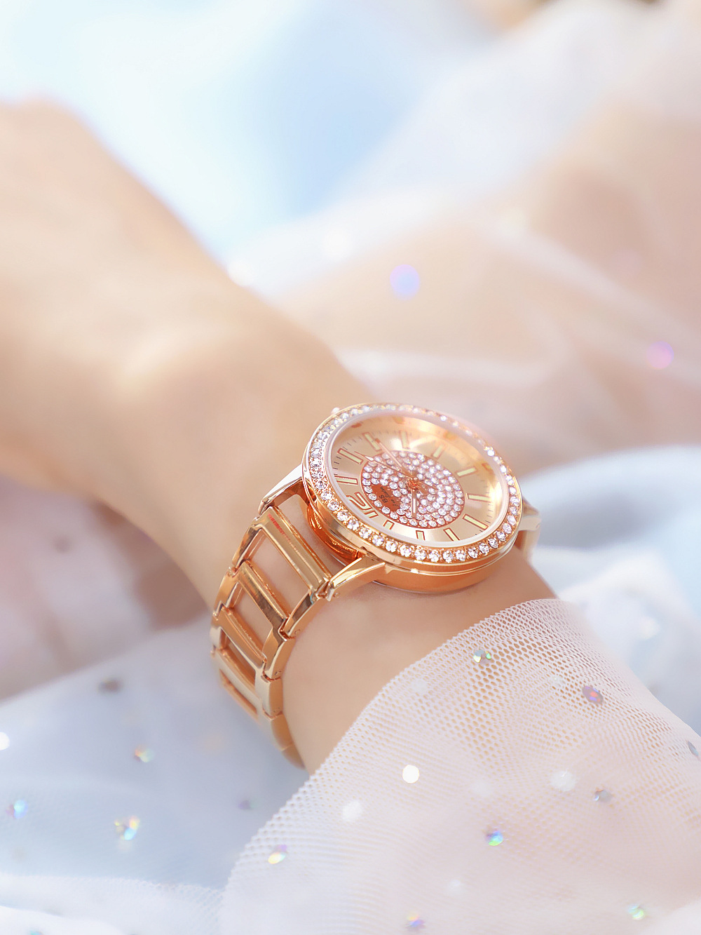 BS New Arrival Hot Sale Watch Factory Direct Sales Foreign Trade Linked List Customized Women's Watch Full of Diamonds New Hot Sale Fa1553 BS New Arrival Hot Sale Watch Factory Direct Sales Foreign Trade Linked List Customized Women's Watch Full of Diamonds New Hot Sale Fa1553