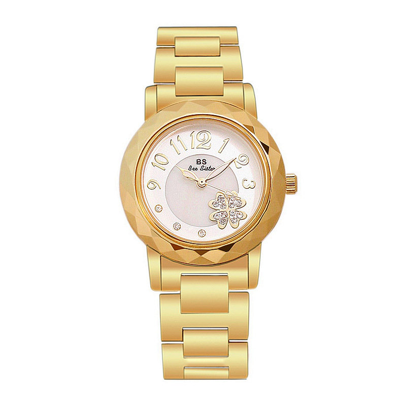 BS New Arrival Hot Sale Watch Factory Direct Sales Foreign Trade Linked List Customization Women&#039;s Watch Full of Diamonds One Piece Dropshipping Fa1481