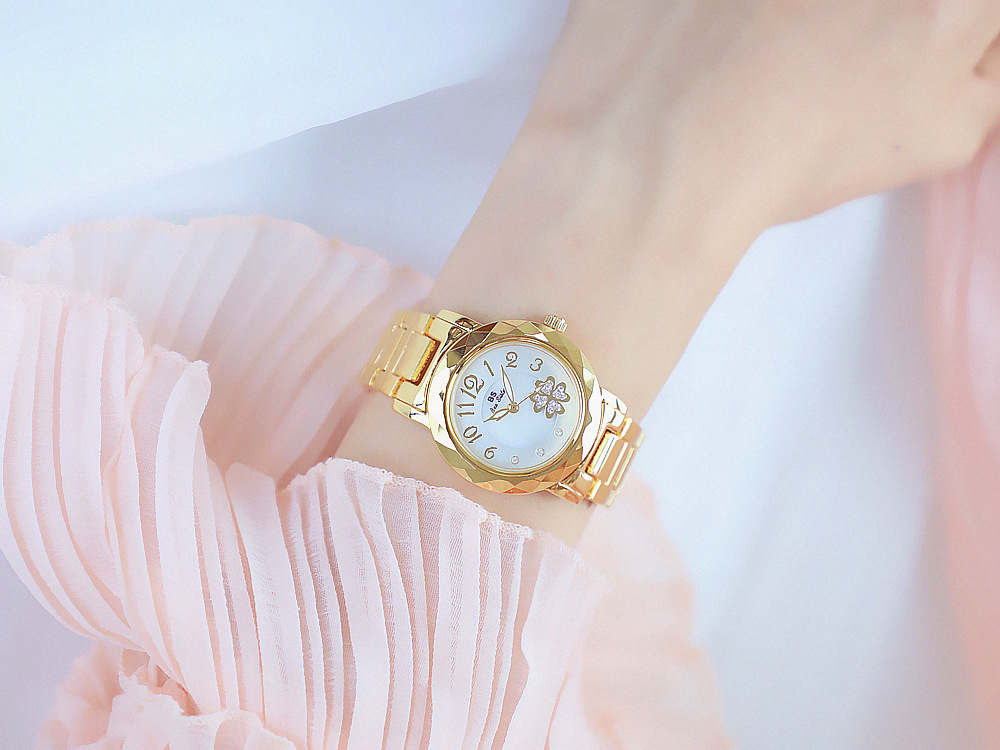 BS New Arrival Hot Sale Watch Factory Direct Sales Foreign Trade Linked List Customization Women's Watch Full of Diamonds One Piece Dropshipping Fa1481