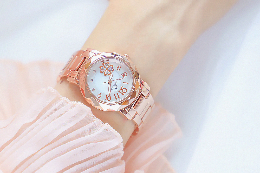 BS New Arrival Hot Sale Watch Factory Direct Sales Foreign Trade Linked List Customization Women's Watch Full of Diamonds One Piece Dropshipping Fa1481