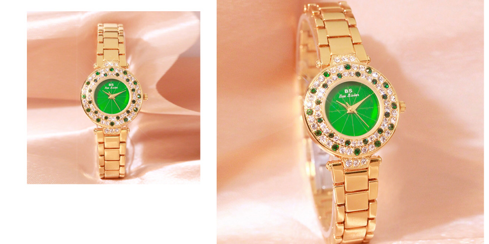 BS New Arrival Hot Sale Watch Factory Direct Sales Foreign Trade Linked List Customization Women's Watch Full of Diamonds Generation Fa1625