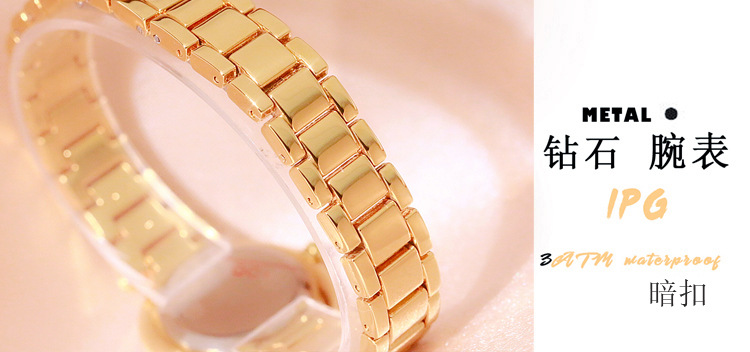 BS New Arrival Hot Sale Watch Factory Direct Sales Foreign Trade Linked List Customization Women's Watch Full of Diamonds Generation Fa1625