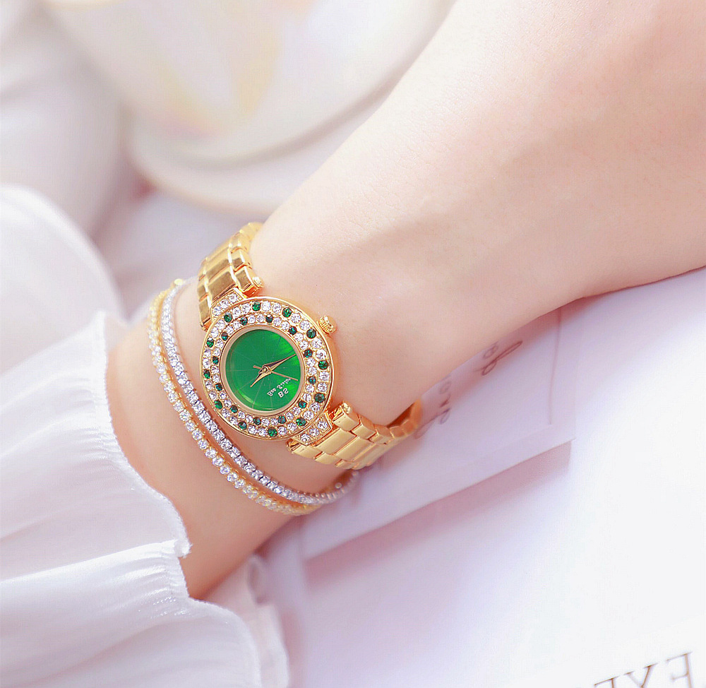BS New Arrival Hot Sale Watch Factory Direct Sales Foreign Trade Linked List Customization Women's Watch Full of Diamonds Generation Fa1625