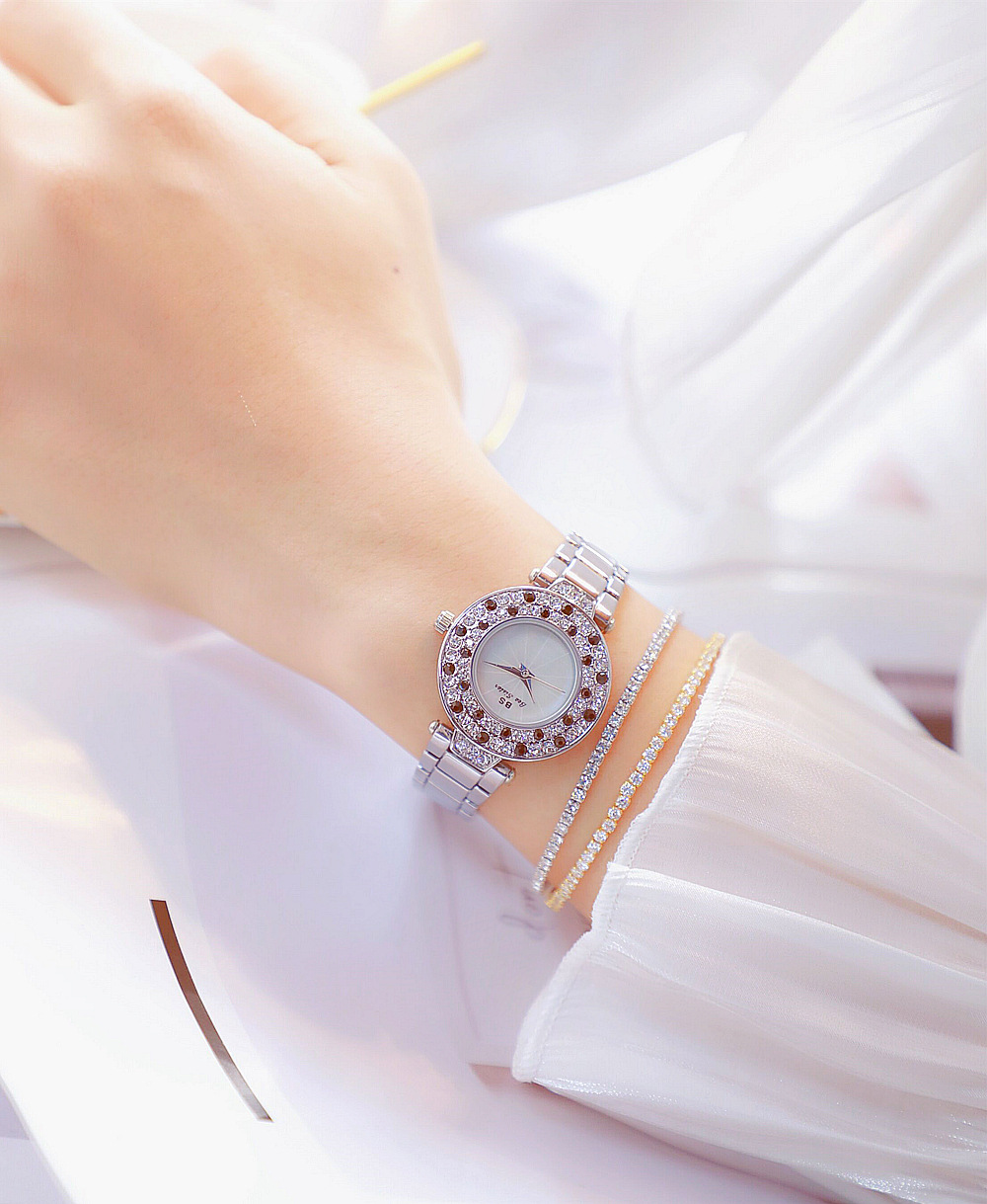 BS New Arrival Hot Sale Watch Factory Direct Sales Foreign Trade Linked List Customization Women's Watch Full of Diamonds Generation Fa1625