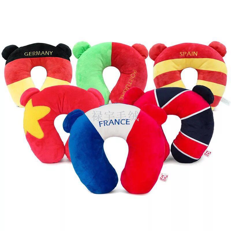 International national flag U pillow pillow pillow neck pillow creative souvenir gift trade hot style.