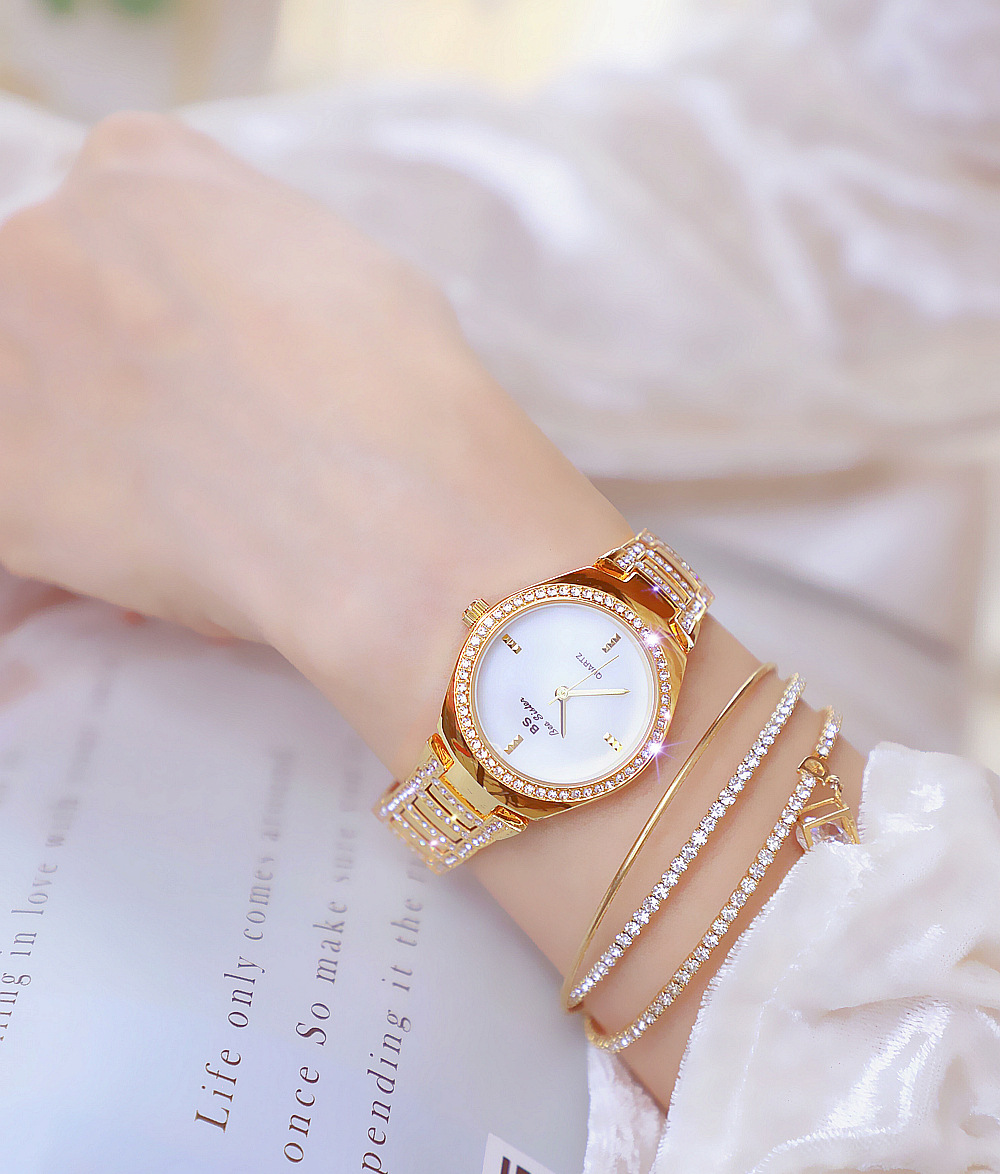 BS New Arrival Hot Sale Watch Factory Direct Sales Foreign Trade Linked List Customization Women's Watch Full of Diamonds One Piece Dropshipping Fa1641 BS New Arrival Hot Sale Watch Factory Direct Sales Foreign Trade Linked List Customization Women's Watch Full of Diamonds One Piece Dropshipping Fa1641