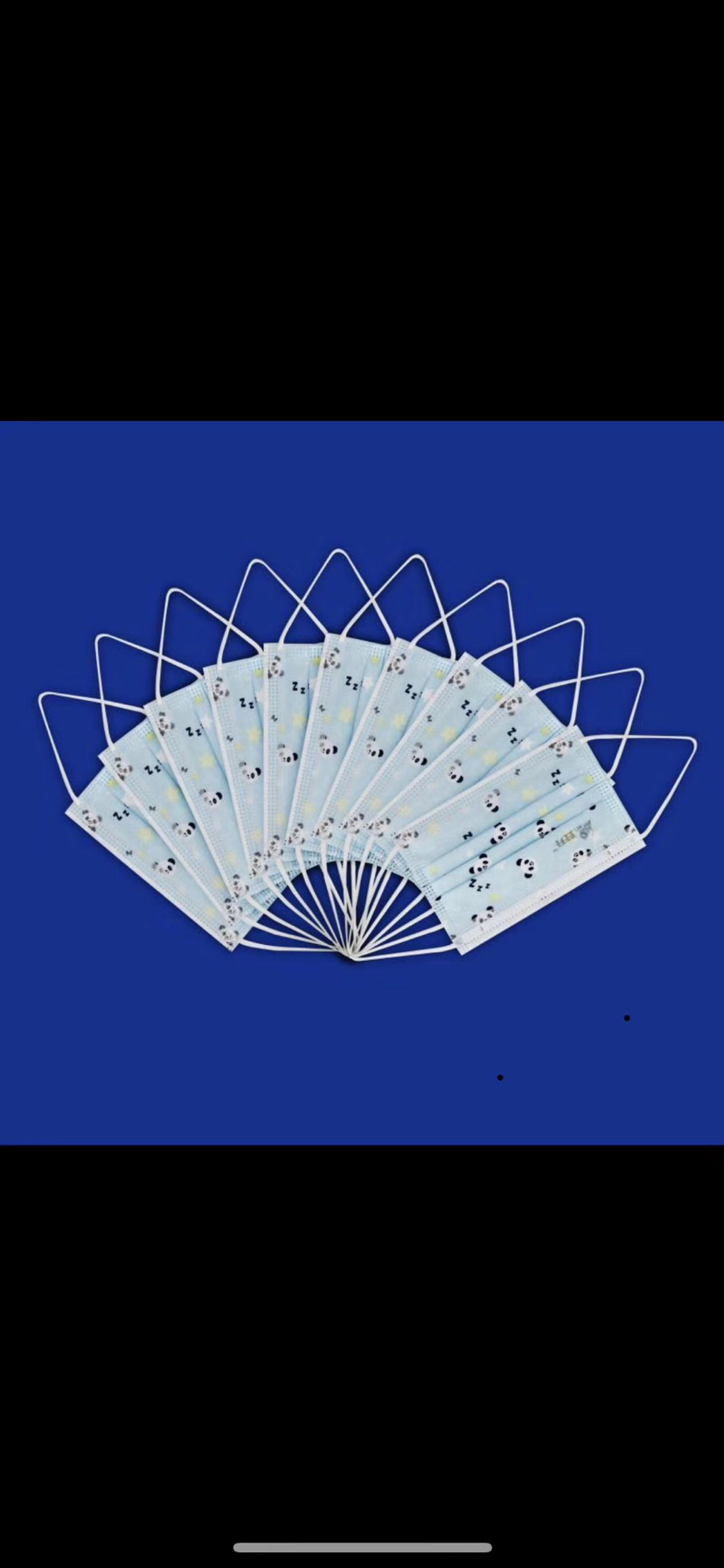 Dengsheng Disposable Children&#039;s Mask Dustproof Protective Spunlace Non-Woven Fabric Soft Skin-Friendly